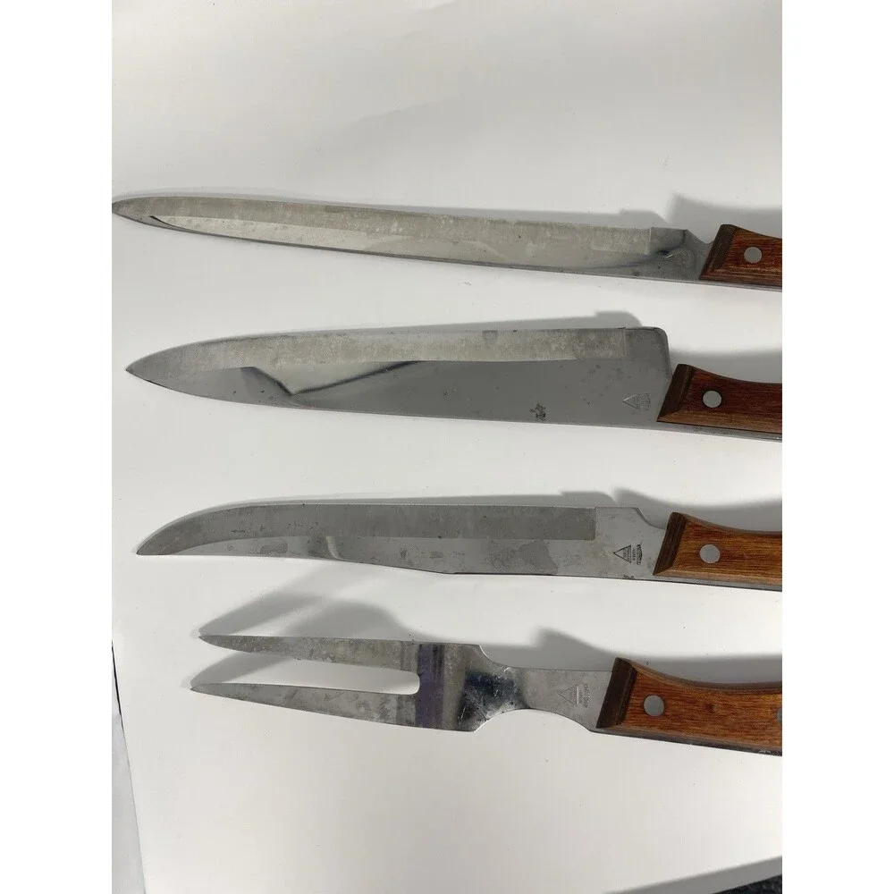 Emperor Steel 4 Piece Kitchen Knife Set Household Japan Stainless Steel